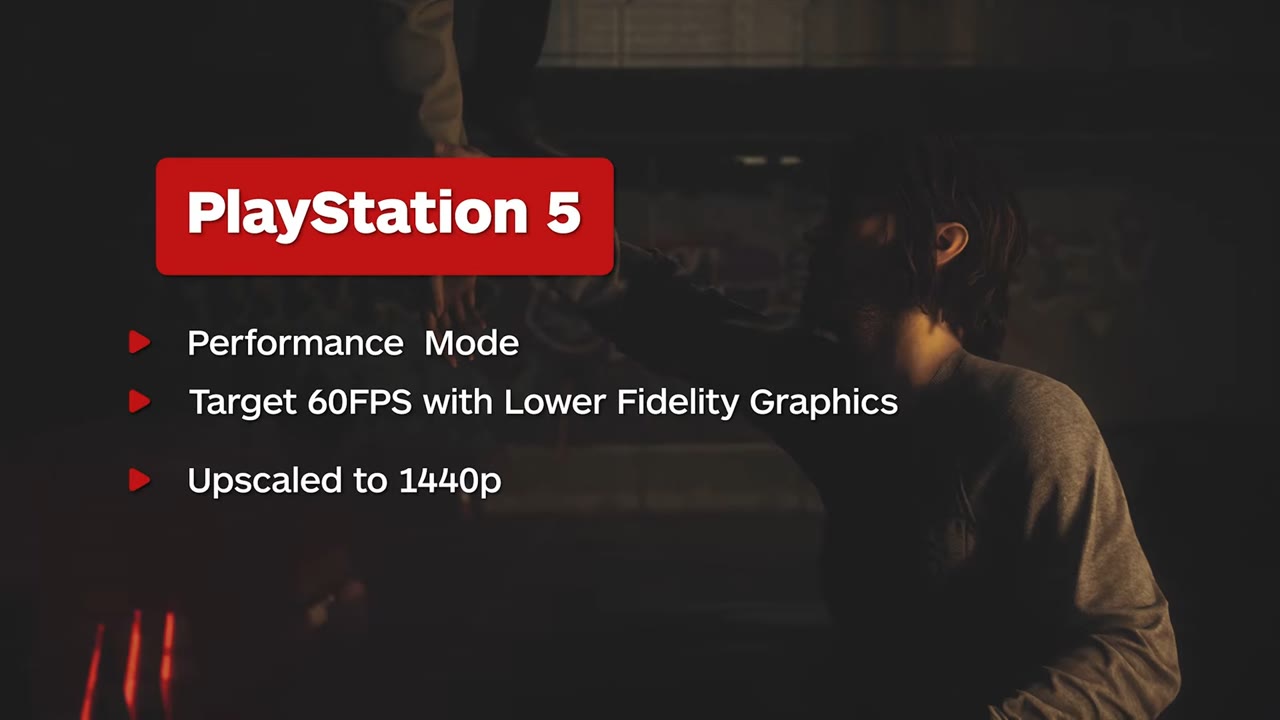 컨트롤 레조넌트 기본형 PS5 성능 모드 안내 화면
