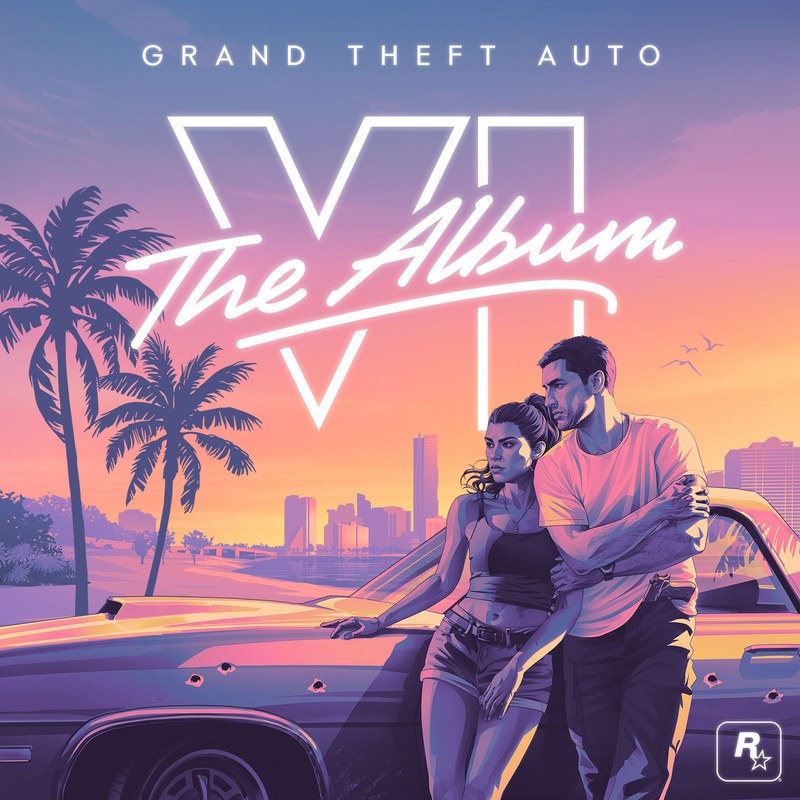 GTA6 디 앨범 공식 앨범 아트 제이슨과 루시아