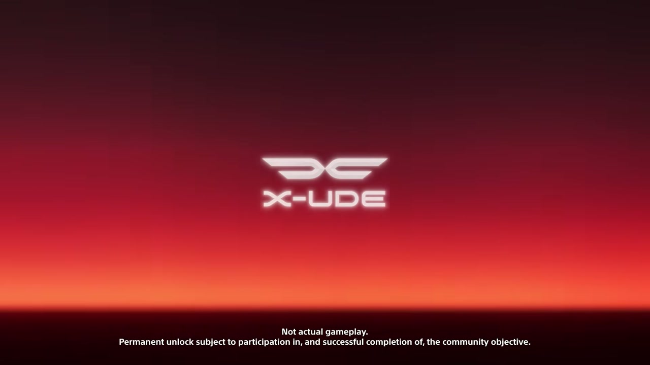 헬다이버즈 2 마엘스트롬 전차 트레일러 X-UDE 로고 화면