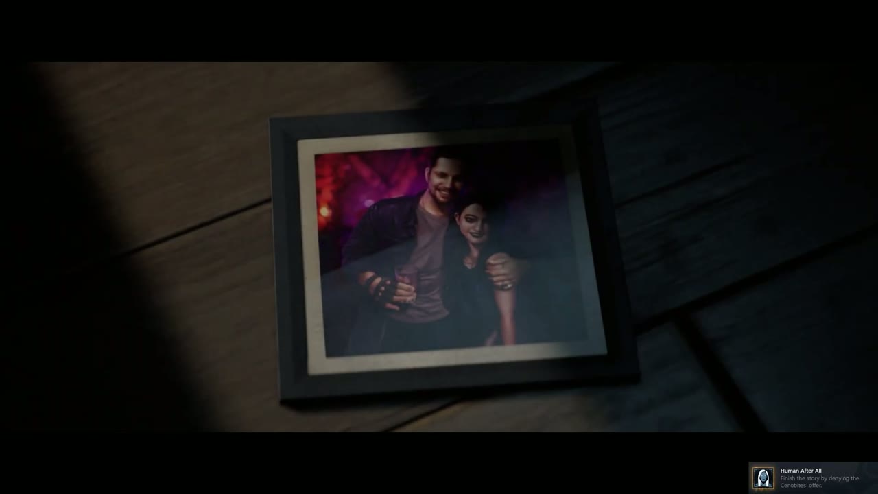 헬레이저 리바이벌 인간 엔딩 에이든과 써니의 사진 액자
