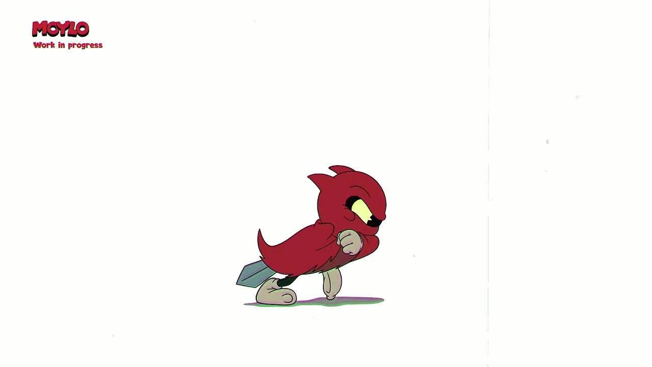 검을 든 붉은 두건 고양이 주인공