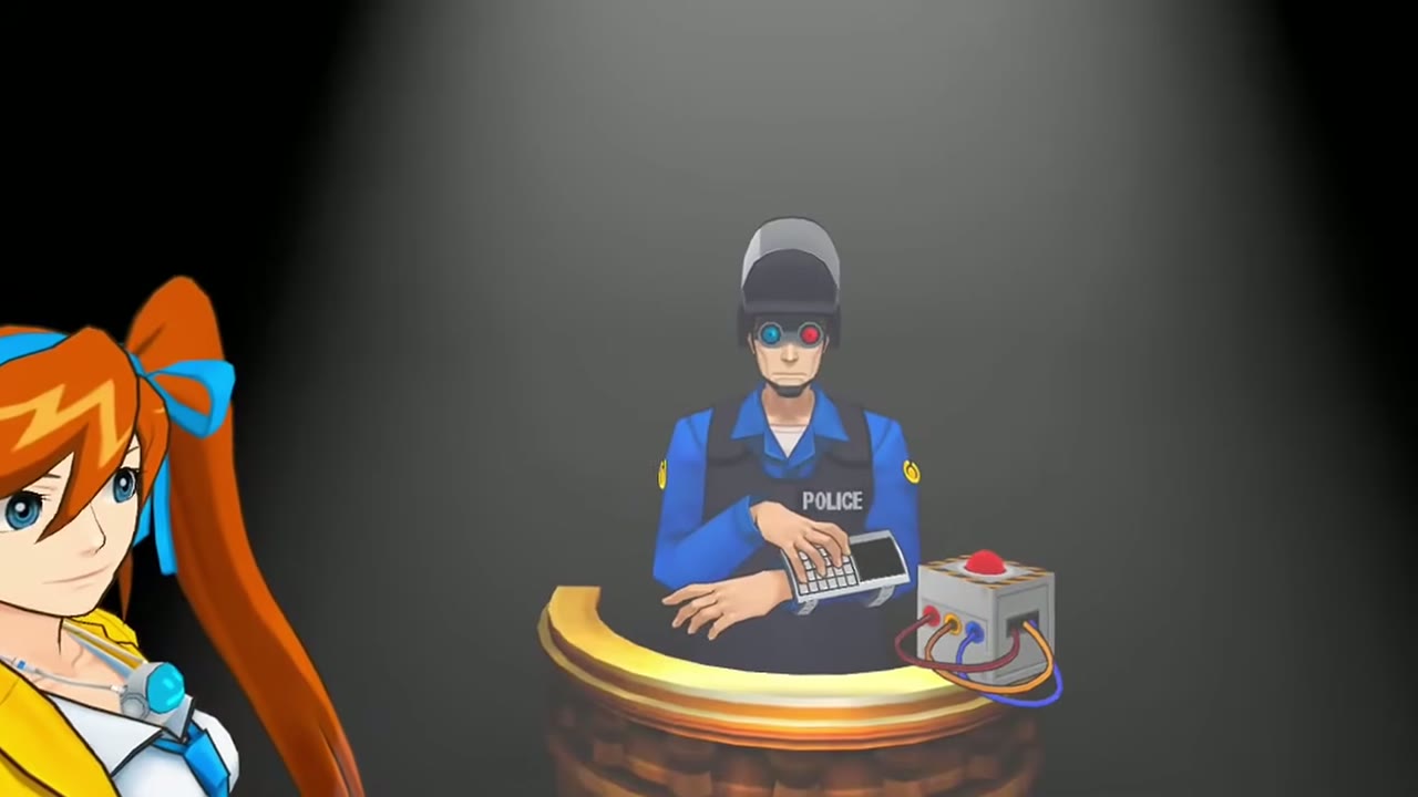 역전재판 5 VR 키즈키 코코네와 증인 신문 장면