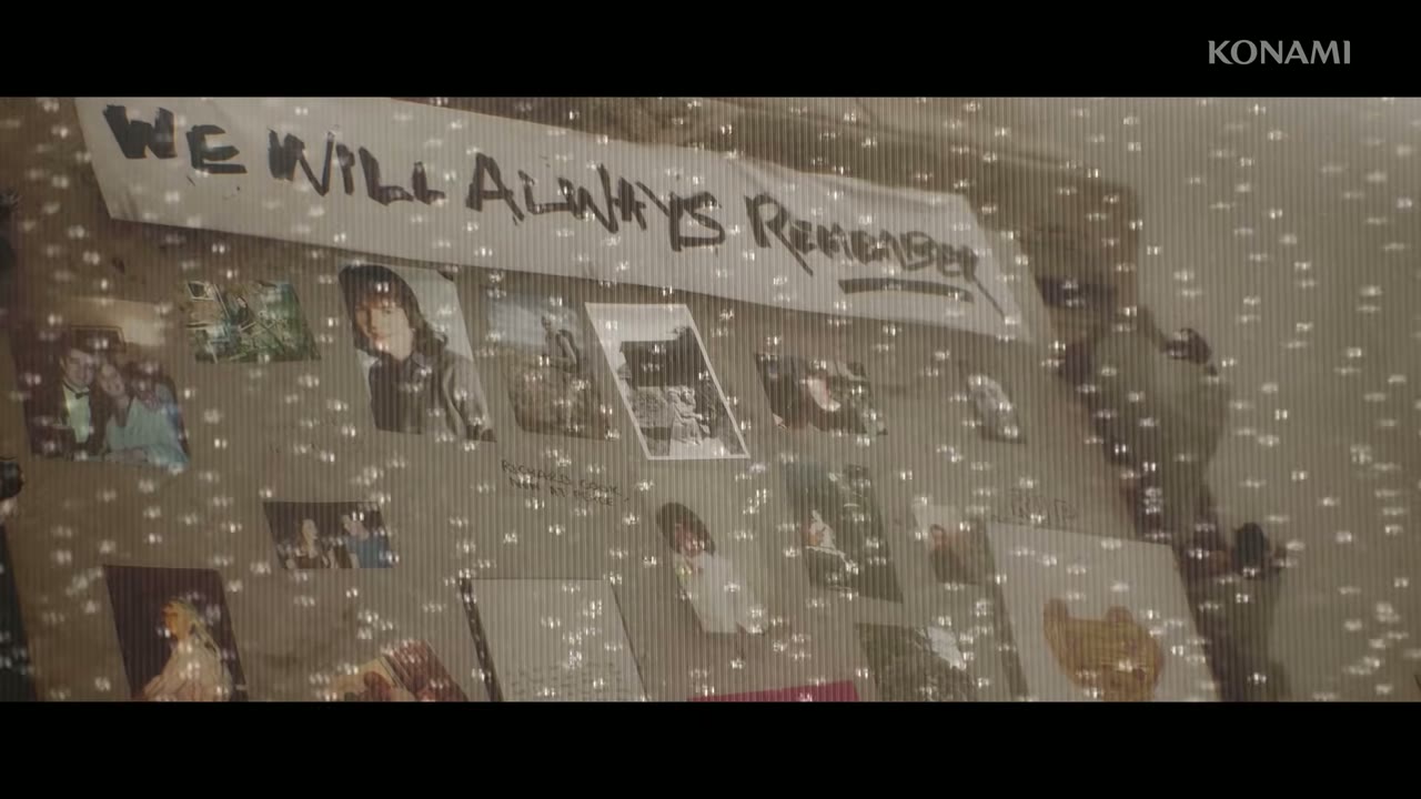 사일런트 힐 타운폴 추모 사진 벽