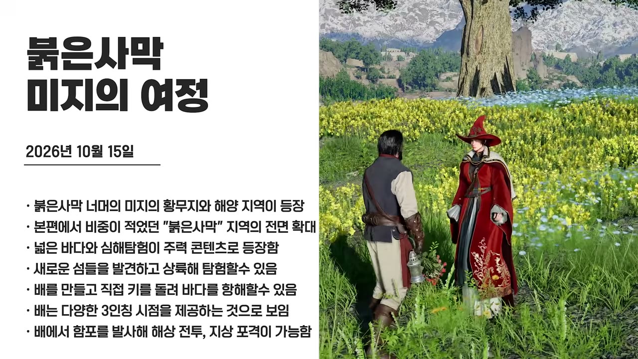 붉은사막 미지의 여정 신규 지역 카드