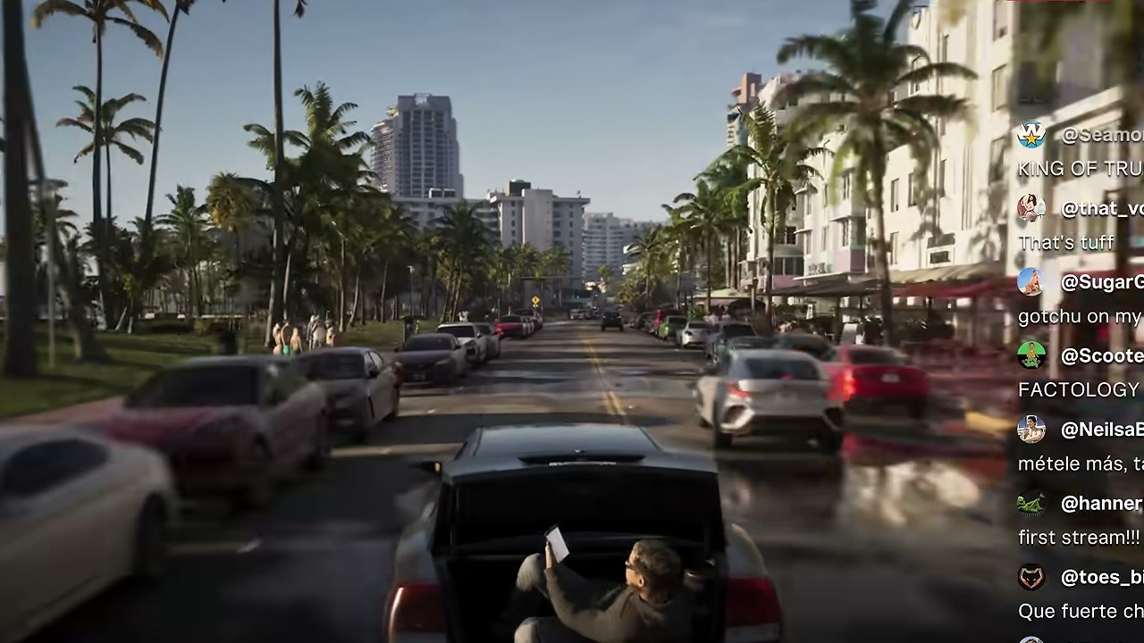 GTA 6 트렁크 안 생중계와 댓글 피드