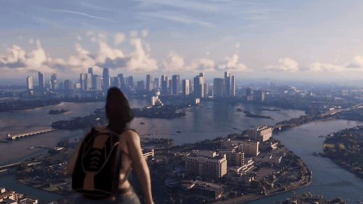 GTA 6 바이스 시티 상공 낙하산 강하