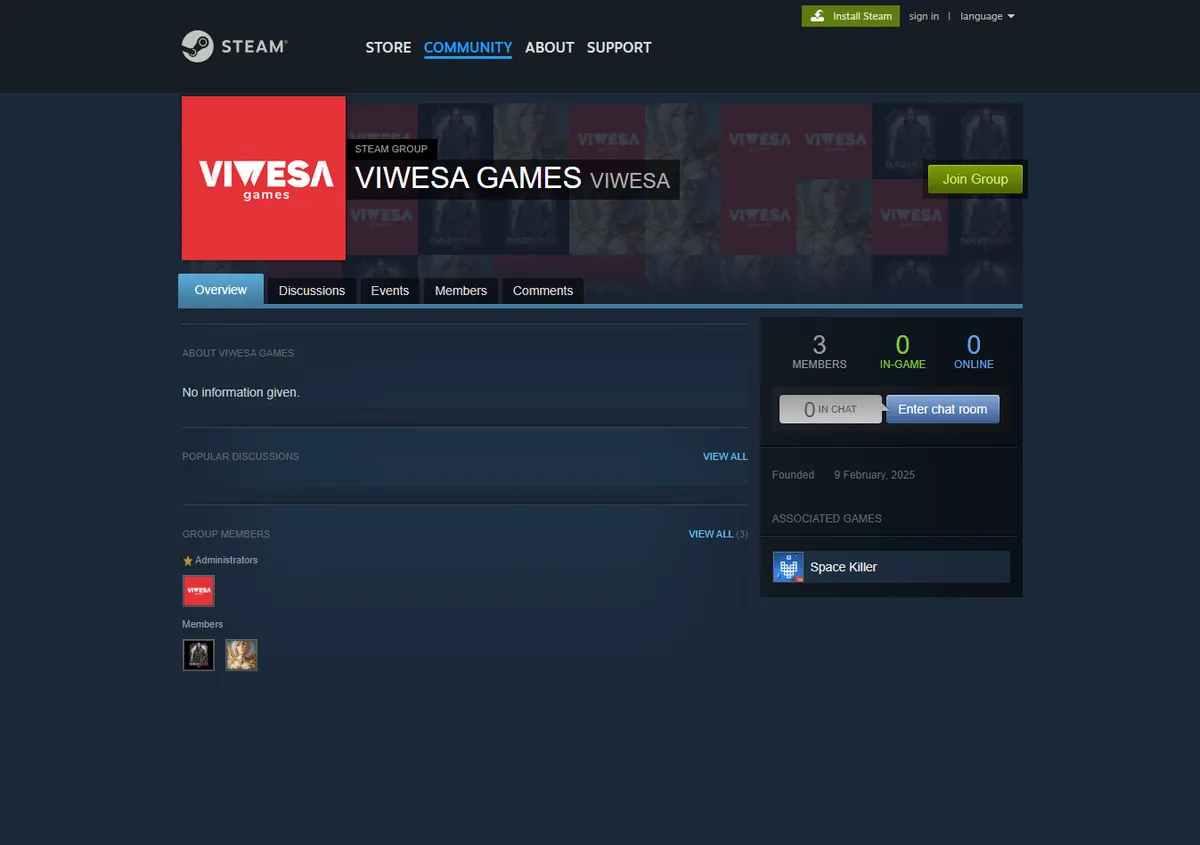 개발사 VIWESA GAMES와 유사작 취향 비교