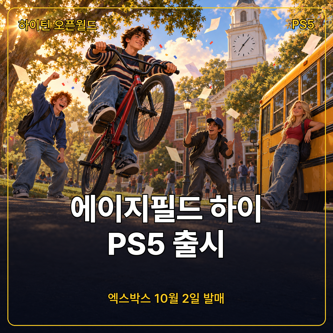 에이지필드 하이 락 더 스쿨 PS5 출시 섬네일