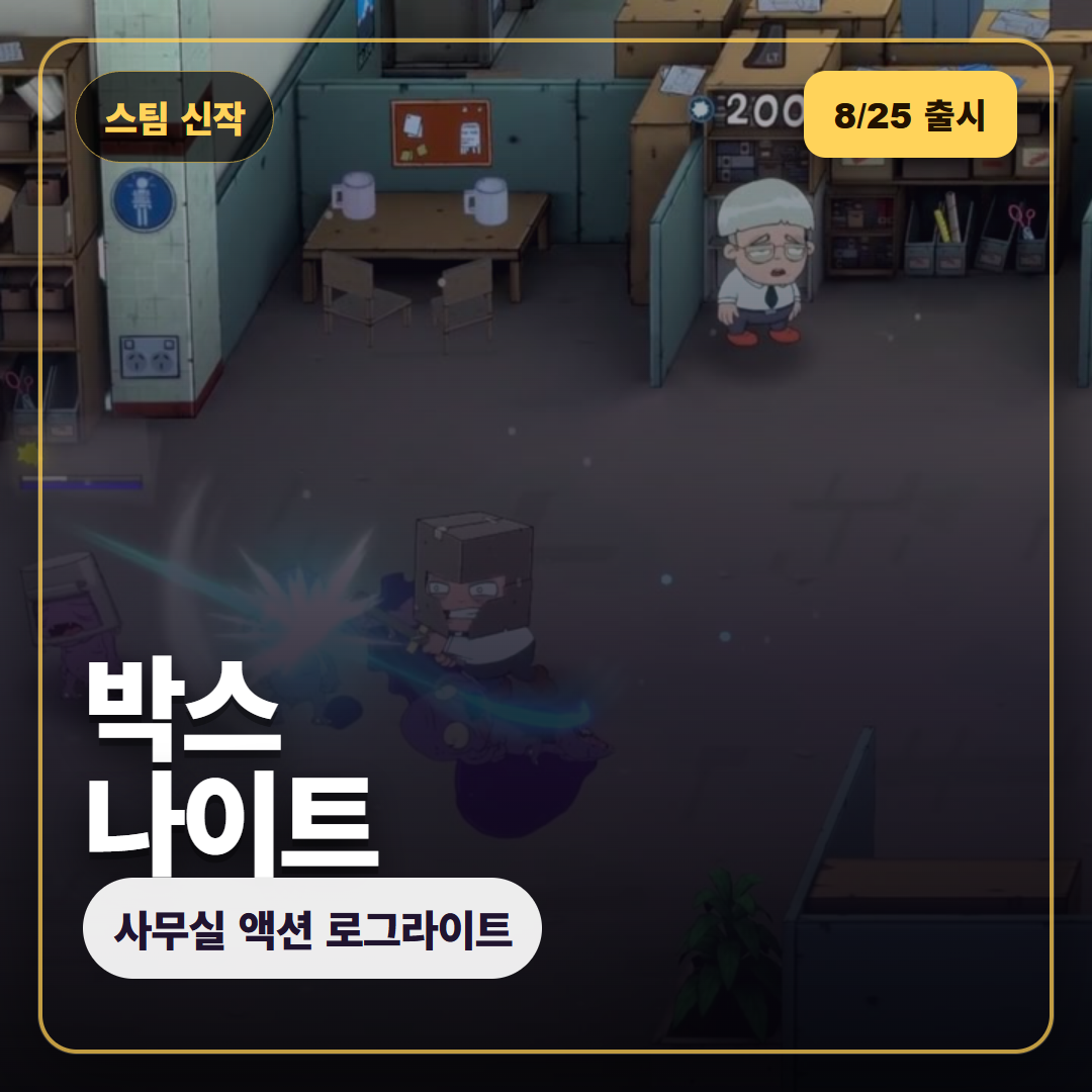 박스 나이트 출시일 발표, 사무실을 되찾는 액션 로그라이트