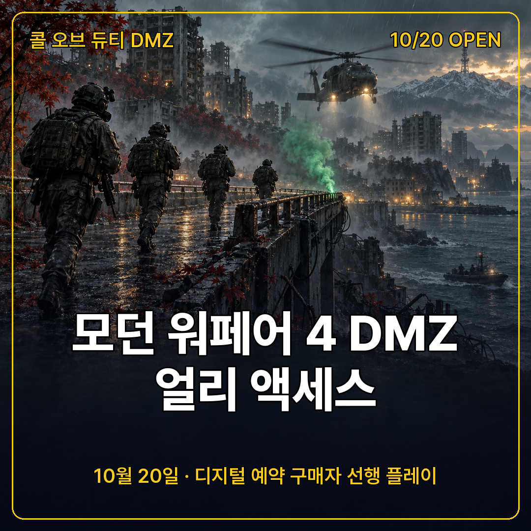 모던 워페어 4 DMZ 얼리 액세스 게임플레이 트레일러