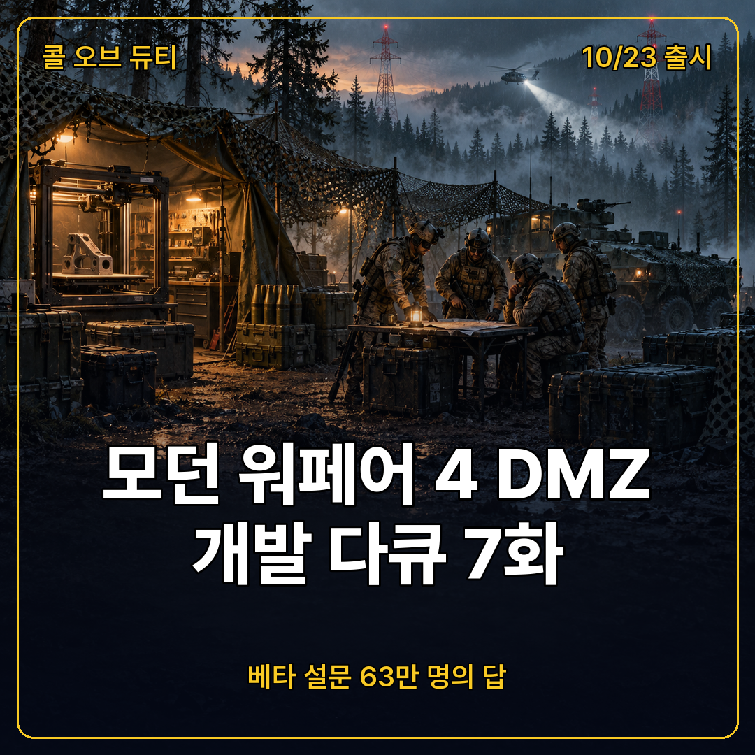 모던 워페어 4 DMZ 개발 다큐 프롬 더 워드 7화