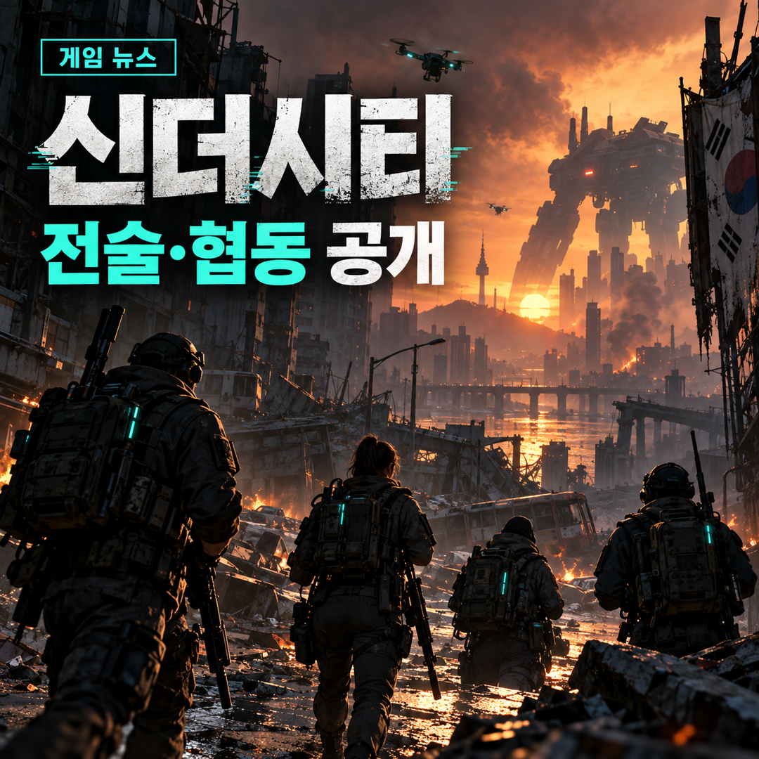 신더시티 전술 협동 소식 원본 콘셉트 섬네일