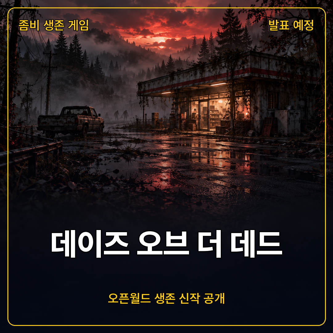 데이즈 오브 더 데드 신작 발표, 오픈월드 생존과 협동 지원