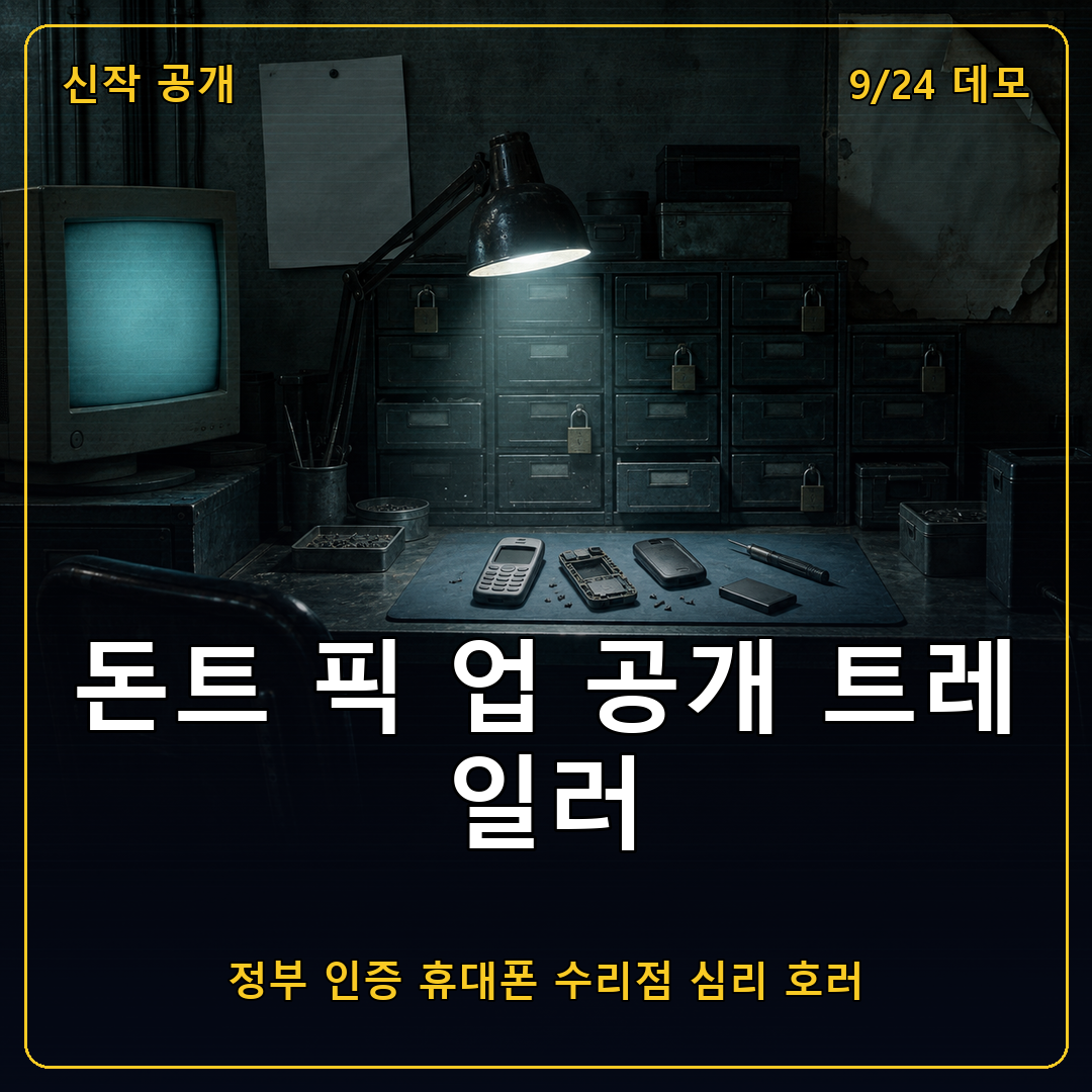돈트 픽 업 공개 트레일러와 스팀 데모 일정 정리