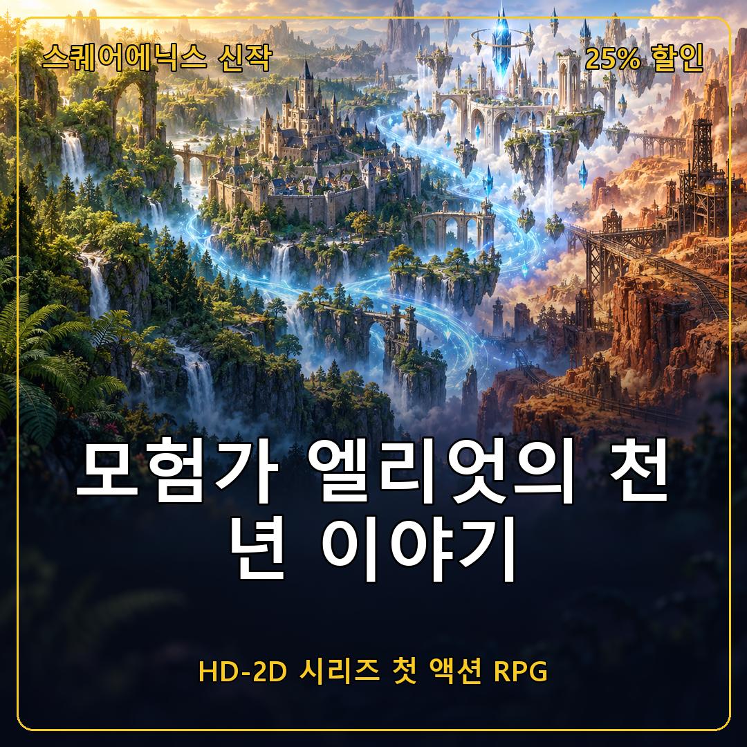 모험가 엘리엇의 천 년 이야기, HD-2D 첫 액션 RPG가 담아낸 네 시대의 모험