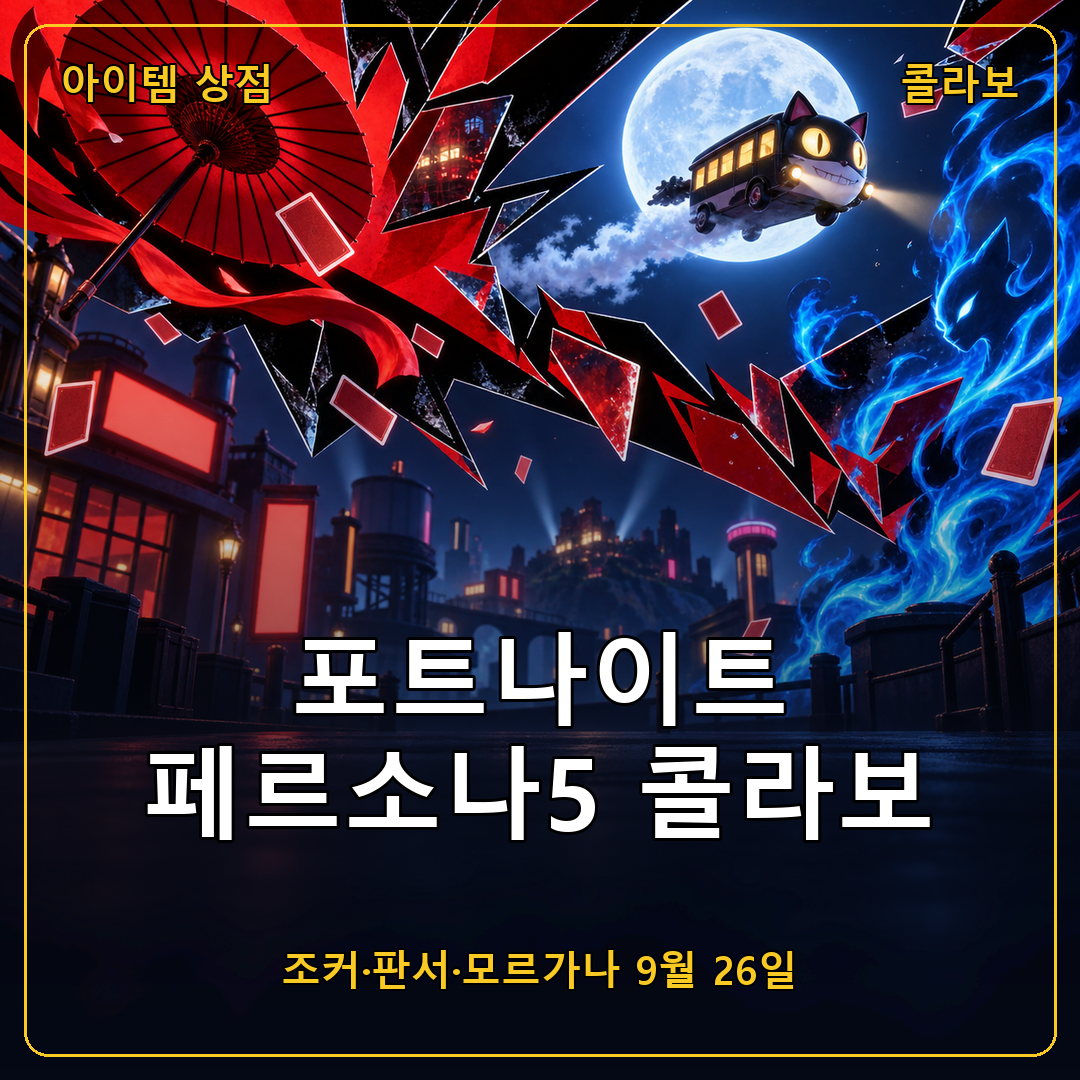 포트나이트 페르소나5 더 로열 콜라보