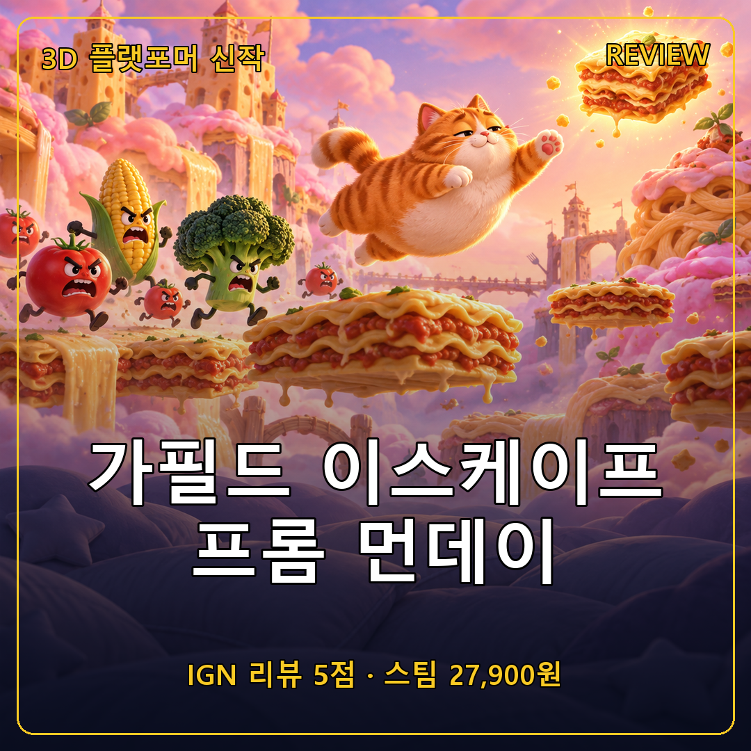 가필드 이스케이프 프롬 먼데이 리뷰 섬네일