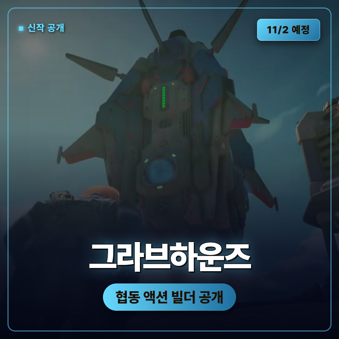 그라브하운즈, 중력 빔과 기지 방어를 섞은 협동 액션 빌더 공개