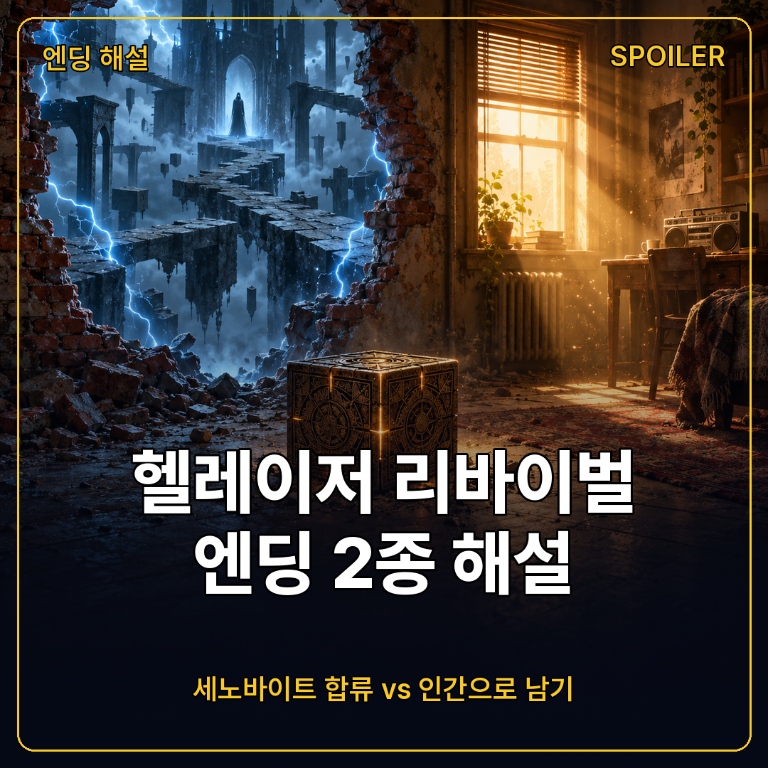 헬레이저 리바이벌 엔딩 2종 해설