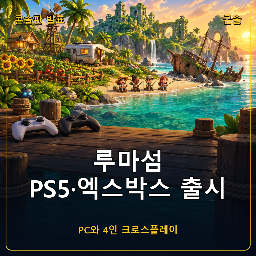 루마섬 PS5 엑스박스 시리즈 출시 발표