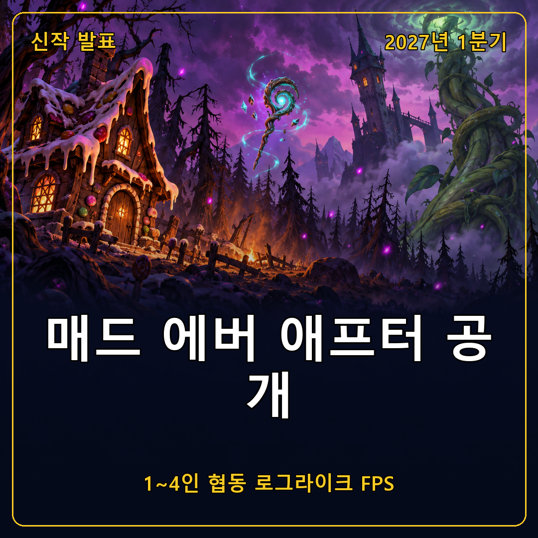 매드 에버 애프터(Mad Ever After), 뒤틀린 동화 세계를 뚫는 1~4인 협동 로그라이크 FPS