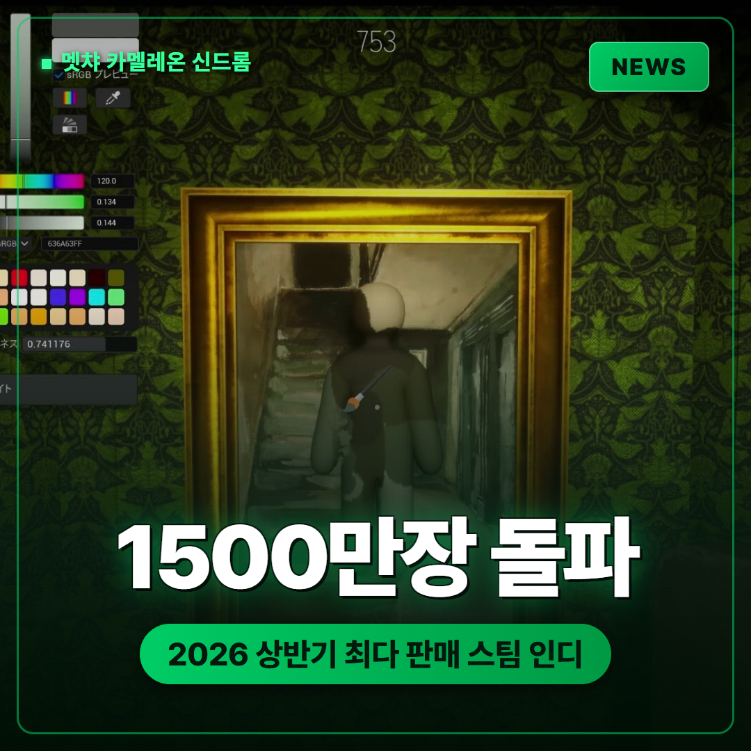멧챠 카멜레온 1500만장 판매 돌파
