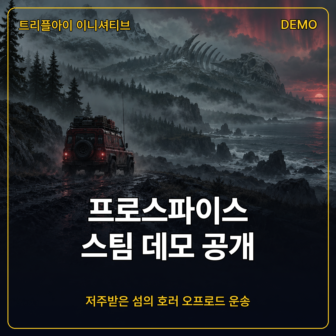 프로스파이스 스팀 데모 공개, 저주받은 섬의 호러 오프로드 운송