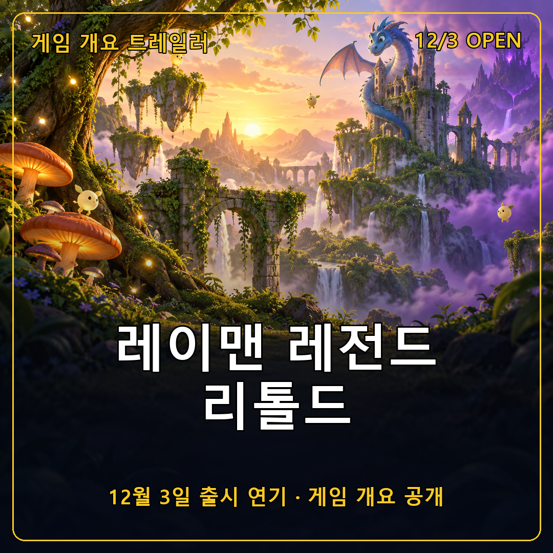 레이맨 레전드 리톨드(Rayman Legends Retold) 게임 개요 트레일러, 12월 3일로 연기된 명작 플랫포머 리메이크 총정리
