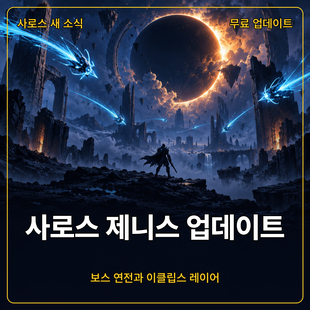 사로스 제니스 업데이트 콘셉트 이미지