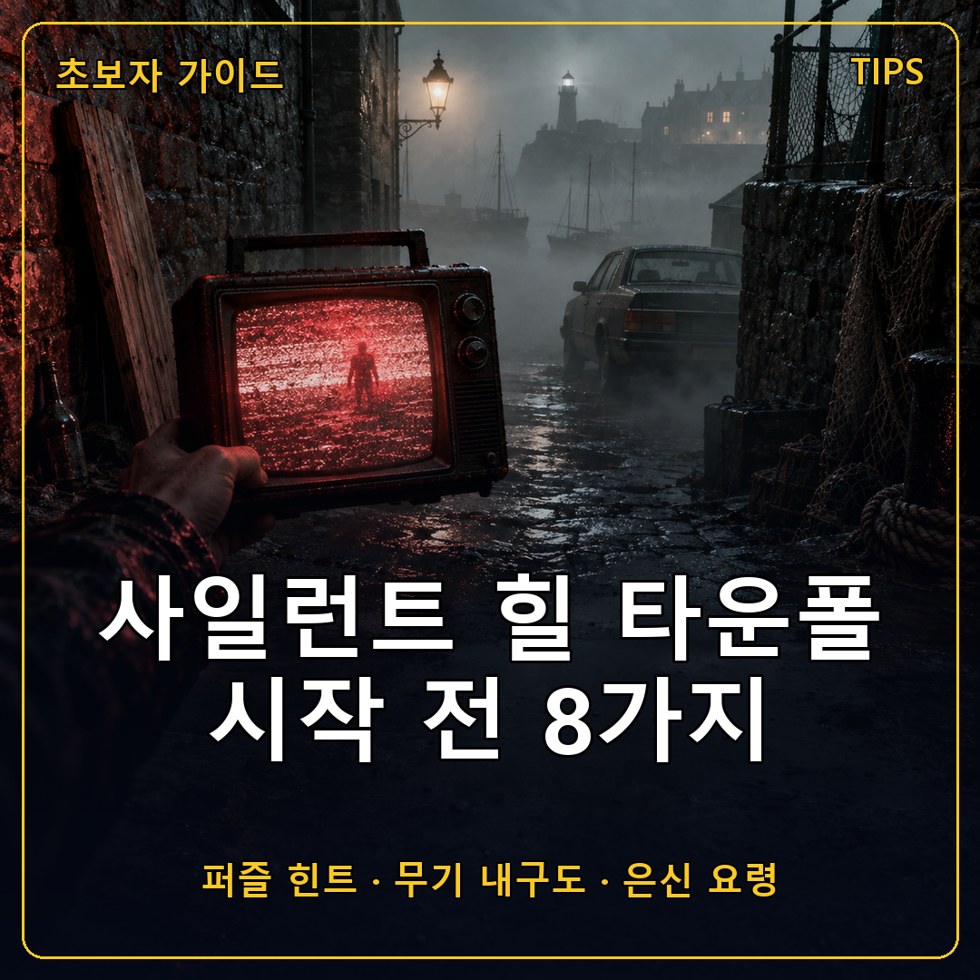 사일런트 힐 타운폴 시작 전에 알아둘 8가지