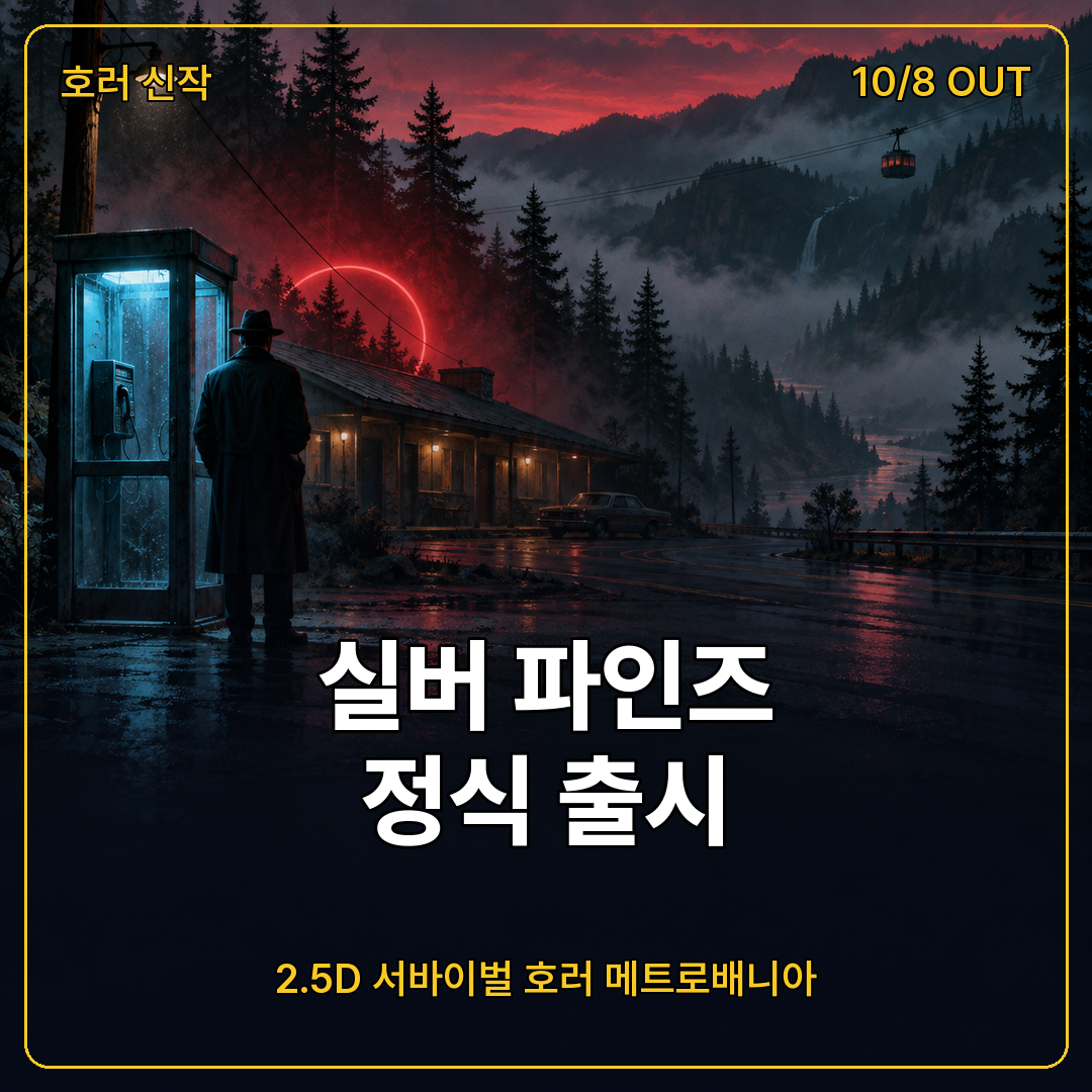 실버 파인즈 정식 출시, 서바이벌 호러 메트로배니아
