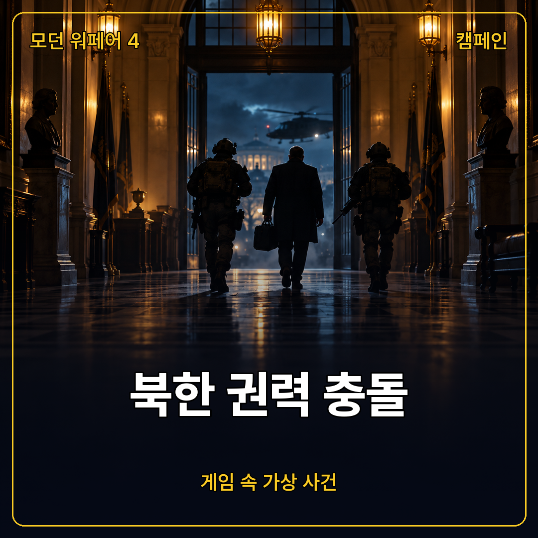 콜 오브 듀티 모던 워페어 4, 북한 권력 다툼과 최고 지도자 탈출 임무
