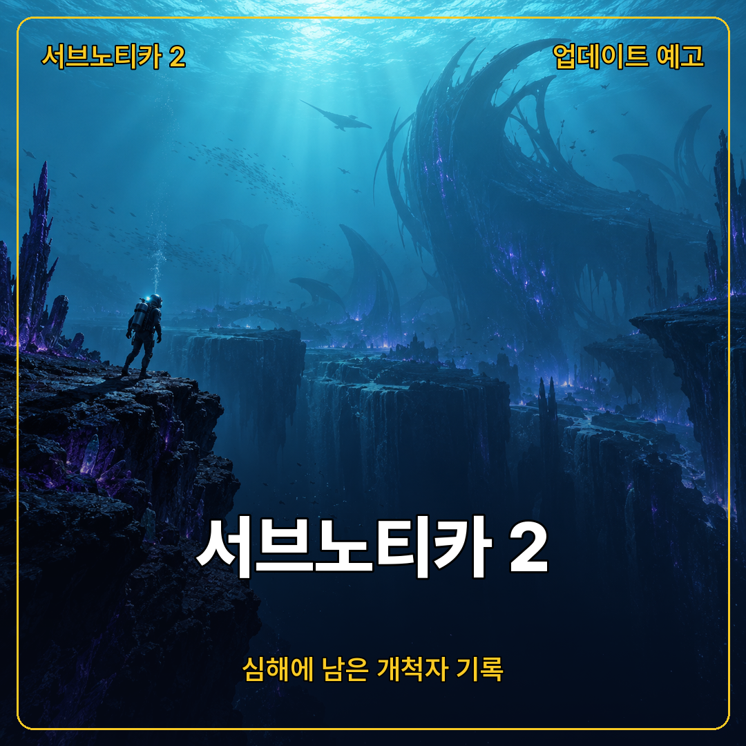 서브노티카 2 얼리액세스 2 예고: 개척자와 악숨의 이야기